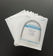 10Packs Dental Orthodontic Stainless Steel Arch Wires Round Wires Natural Form