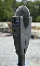 Vintage Gray Duncan Parking Meter, Digital Duncan 60 original With Coin Key