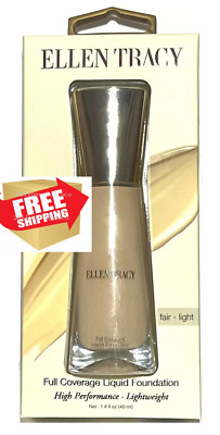 ELLEN TRACY Full Coverage Liquid Foundation ( Fair - Light ) High Performance
