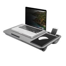 Portable Laptop Lap Desk Tray – Cushioned Support Bean Bag Table Large UK