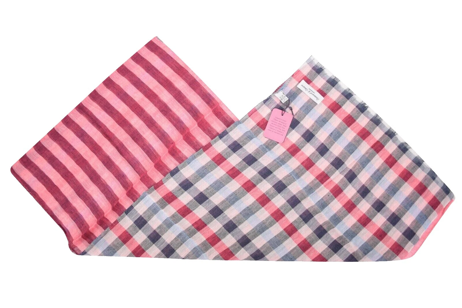 Mezcla de algodón cuadriculados bufanda bufandas para hombres