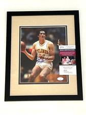 Iowa State Cyclones Jeff Hornacek Signed 8x10 Photo Frame JSA COA