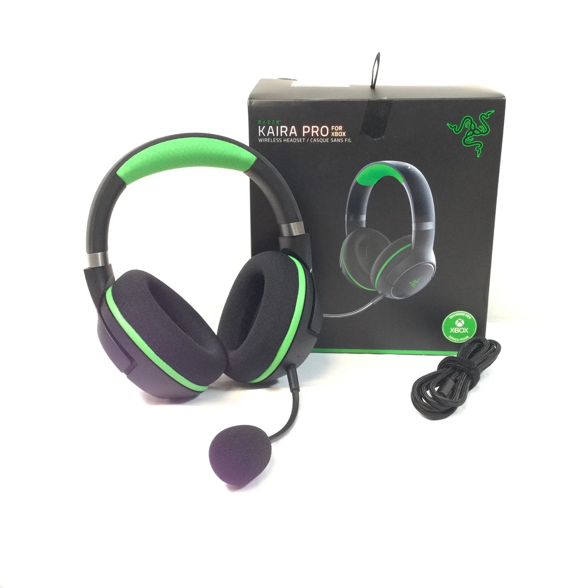 Razer Kaira Pro Black Green Bluetooth 5.0 Wireless Gaming Headset For Xbox  Used | eBay