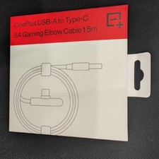 Original OnePlus USB-A to Type-C 8A Gaming Elbow Fast Charging Cable 1.5M - Red