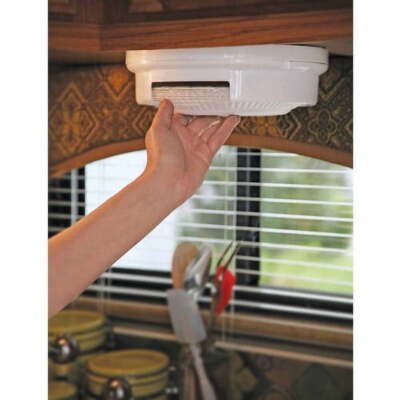  Camco Pop-A-Plate Paper/Plastic Plate Dispenser, Holds 125 Plates, White