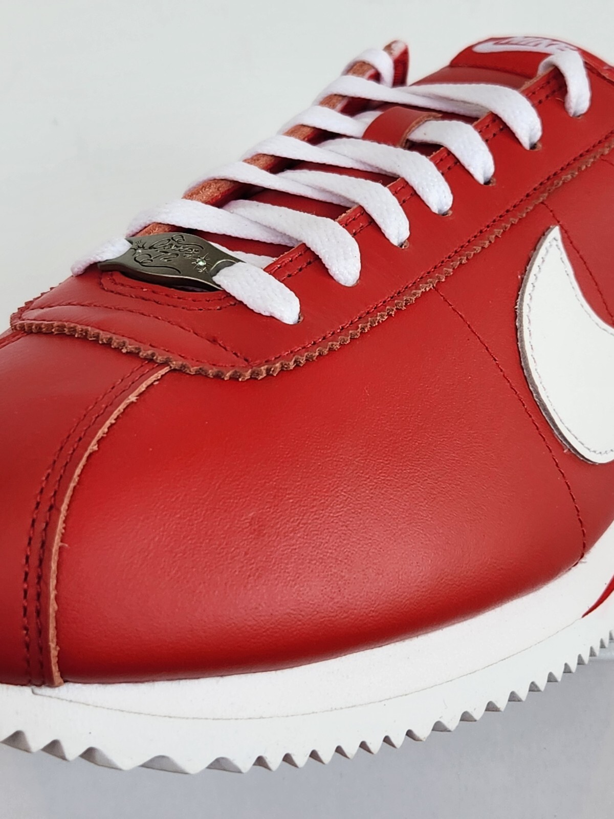 Men's Nike Cortez Prm Leather 2025 Red White Swoosh Nike ID University ...