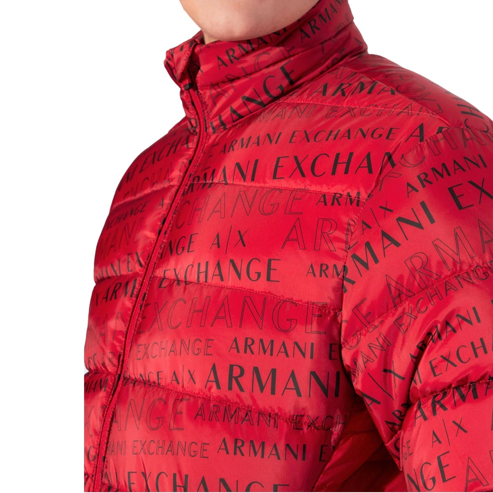 Armani jacket shop red