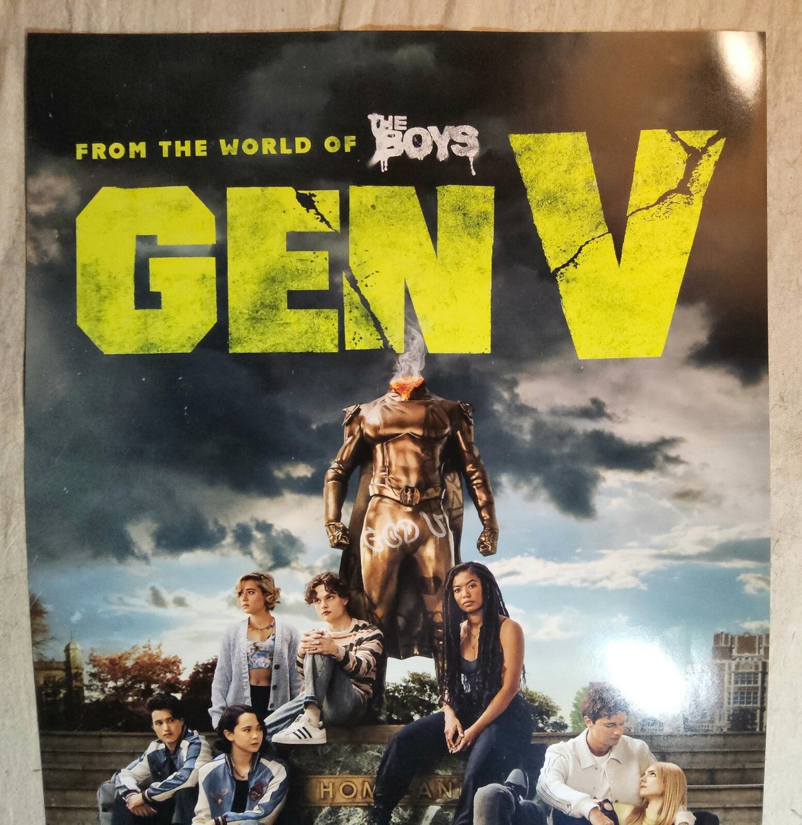 2023 AMAZON PRIME TV SHOW THE BOYS SPINOFF GEN V PROMOTIONAL MOVIE POSTER  12x18