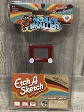 World's Smallest ETCH A SKETCH Miniature Edition - Super Impulse New Sealed