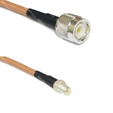 RG400 TNC MALE to RP-SMA FEMALE RF Cable FAST-SHIP LOT