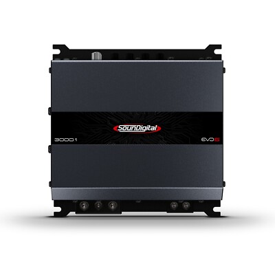 Soundigital 3000.1 EVO 6.0 1 Kanal Verstärker Endstufe 3000 W RMS 1 Ohm Version