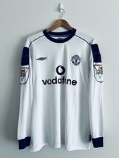 Manchester United Jersey 2000-01 Away Men’s Shirt No.7 Beckham XL