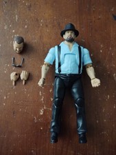 MATTEL WWE ELITE LEGENDS BIG BUBBA ROGERS CHASE WRESTLING FIGURE BLUE SHIRT