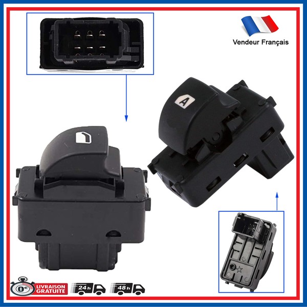 Knopf Elektrischer Fensterheber Vorne Nuckel FüR Berlingo Partner 6490HQ 6490E3-image