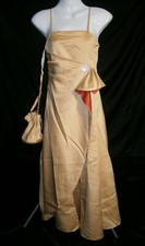 Forever Yours Intl Bridesmaid 10 Flower Girl Formal Wedding Dress Gold Purse NWT