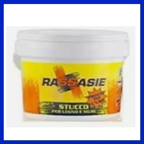STUCCO IN PASTA BIANCO RASSASIE LEGNO MURI STUCCATURE PER INTERNO 0,500 Kg