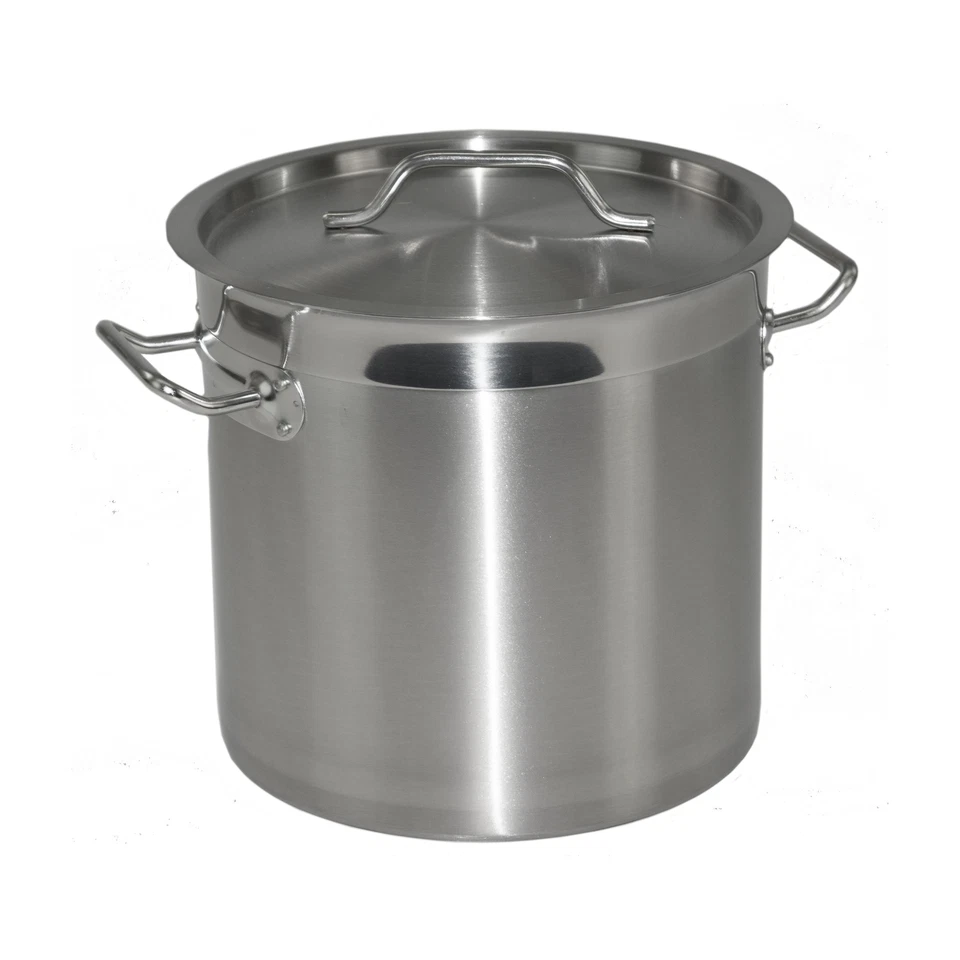 Kochtopf Suppentopf Induktion Gas Ceran mit Deckel 6 -169 Liter Randverstärgt   - Bild 2 von 4