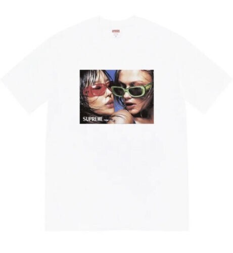 希少☆ SUPREME(シュプリーム) アイウェアPrint ロゴTシャツSS23 Supreme Eyewear T Shirt Short Sleeve White Size XXL NEW SS23