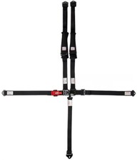 Simpson Racing 3B33PIKX D3 Off-Road Harness Bolt-In 3X3 with Pad Black