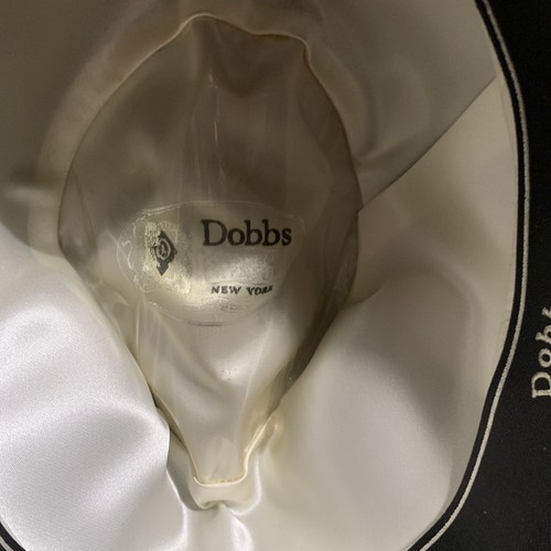 Vintage Dobbs Fedora Mütze Fifth Avenue New York mit Hutbox Größe 7 1/4 PELZFILZ NEU - Bild 4 von 7