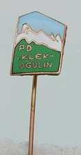 CLIMBING MOUNTAINEERING CROATIA - PD KLEK Ogulin, old pin badge KASUN 1960s !