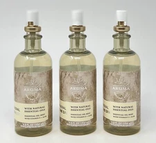 3 BATH BODY WORKS AROMATHERAPY MINERAL STONE SPA ESSENTIAL OIL MIST SPRAY 5.3 OZ