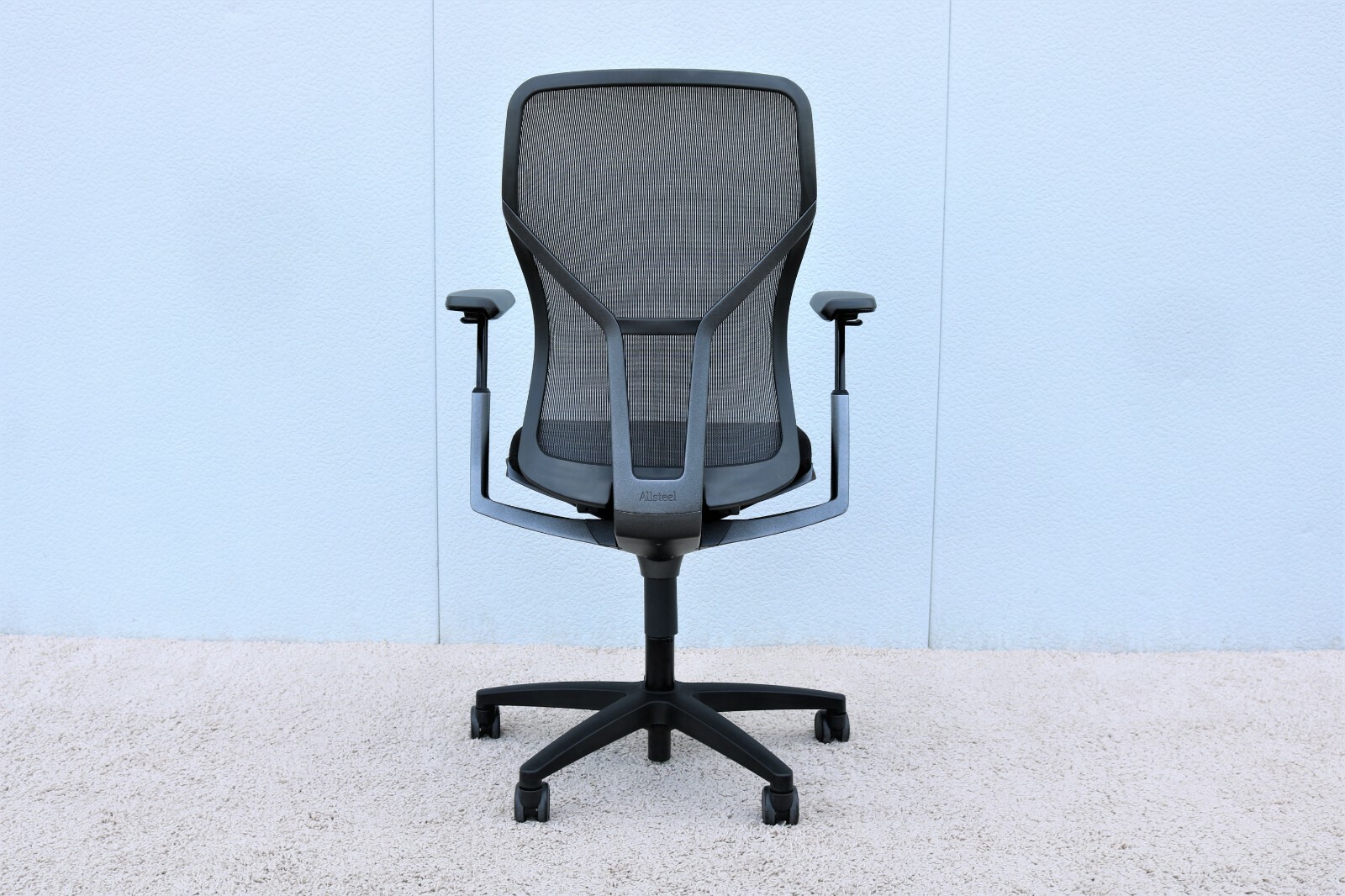 Allsteel Acuity Ergonomic Adjustable Black Office Desk Work Chair in