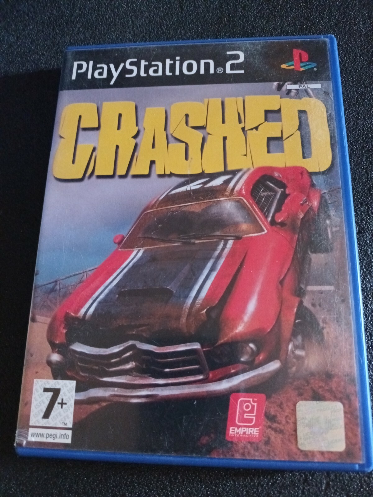 PS2 Playstation 2 PAL crashed