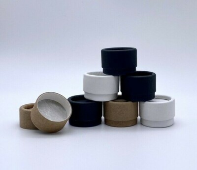 100 - Eco Mini Jars .15oz / 4.5g - Kraft Paper Cardboard Container