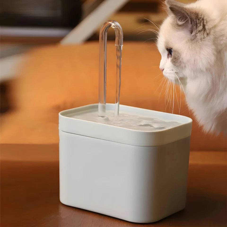Fuente de Agua para Gatos Fuente de Agua para Gatos Perros Dispensador Automático 1.5L ACTUALIZACIÓN Foto 4 de 4