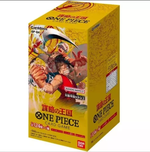One Piece Card Game OP-04 Kingdoms Of Intrigues Japanese Booster Box SHIPPED UK