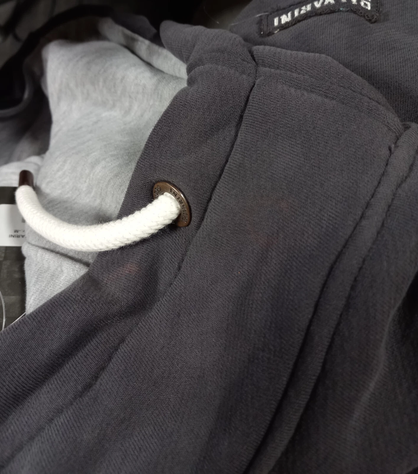 SACAI Felpa uomo con cappuccio felpa antracite M P49 R0 B