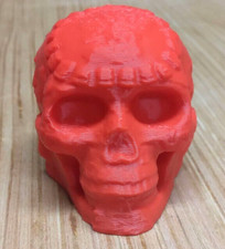 Aztec Death Whistle - 3D Printed - Very Loud, Red Color, Scary Halloween Toy   