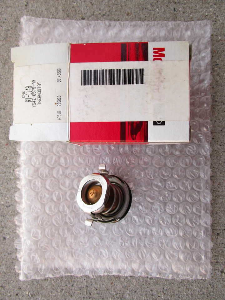 FORD YS4Z-8575-AA YS4Z8575AA MOTORCRAFT RT1148 ENGINE COOLANT THERMOSTAT OEM NEW - Image 3 of 4