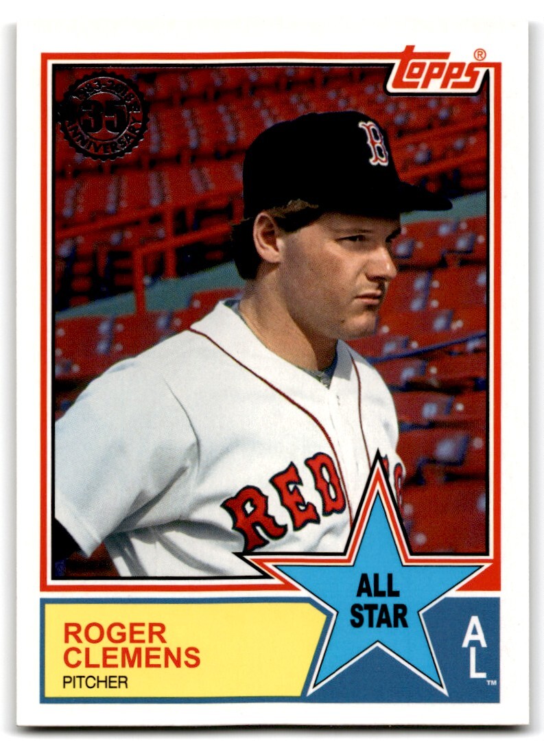 2018 Topps 1983 Baseball All-Stars Roger Clemens Boston Red Sox