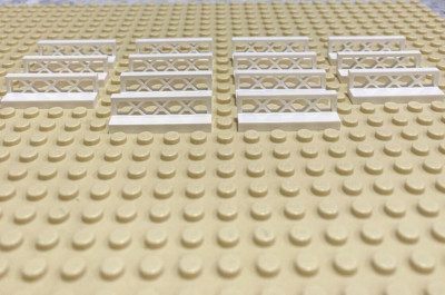Lego Fence Gate Street Garden White City Friends Castle Pirates Boat Bulk Lot