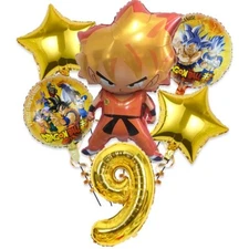 6pcs set-9 Goku Birthday Party Decoration Dragon Ball Z Kids Tableware
