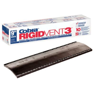 GAF Roof Attic Exhaust Vent Ventilation Roofing Black 13-3/4