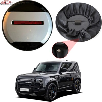 Rear Spare Tyre Tire Wheel Cover Grey ABS Fit for LR Defender 110 90 2020-2023