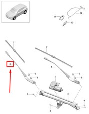 Porsche Macan 95b Wischerarm vorne links 95B.955.408.A 95B955408A NEU Original