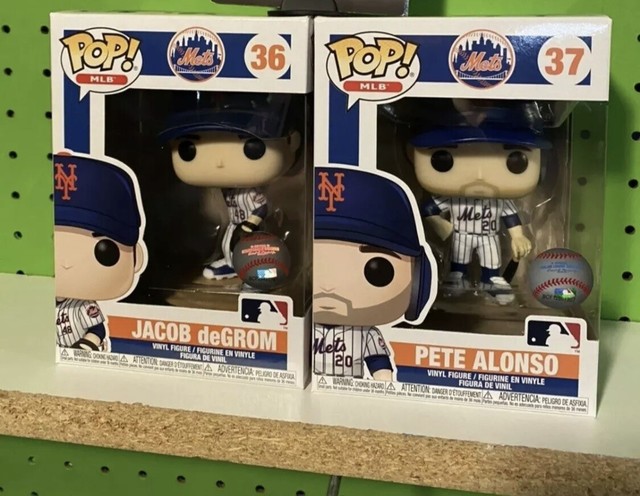 Funko Pop Vinyl MLB New York Mets Pete Alonso & Jacob DeGrom Lot In Stock | eBay