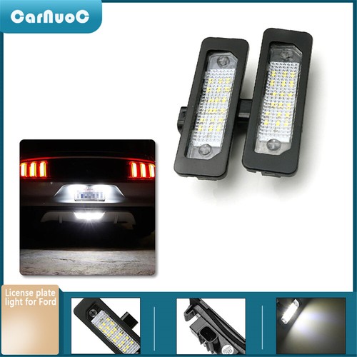 2Pcs Rear LED Number License Plate Light Lamps For Ford Mustang 2010-2014 12V - Picture 8 of 12