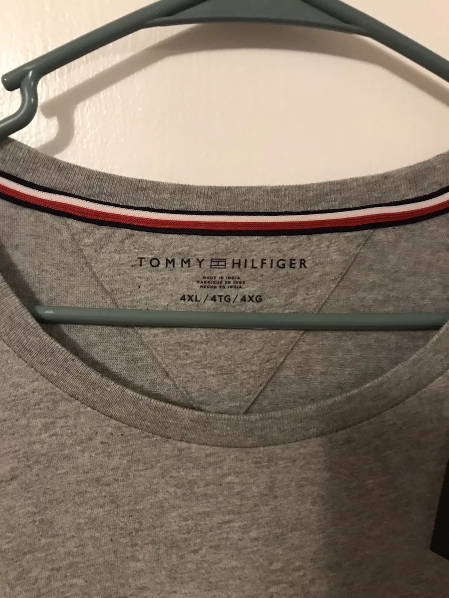 tommy hilfiger pocket tee t shirt mens 4xl grey NWT