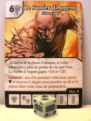 Marvel Dice Masters - #058 Le Surfer d'Argent - Silverado - Avengers vs X-Men