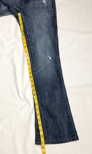 Jeans donna Rock & Republic taglia 2M Kasandra Fit bootcut distress blu denim - Foto 7 di 12