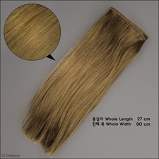 Synthetic mohair Making doll wig String Hair - Mohair straight : L.Brown SM4B 