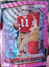 Panini 2025 Prizm Choice Nebula 1/1 Steve Spurrier #157 San Francisco 49ers 
