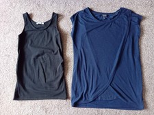 Size 8 Summer Maternity & Nursing Top Bundle New Look & George Vest