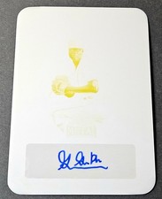 2025 Leaf Metal Printing Plate 1/1 Auto Gary Gill Hill Yellow #DR