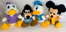 Vintage 1984 Disney Mickey's Christmas Carol Plush Lot Of 4 Hardees HTF